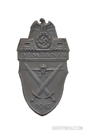 The Demyansk Shield - German Medals & Awards Interwars, WW2, Nazi