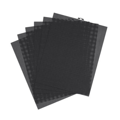 Plastic Mesh Canvas Backing Sheets 6 Pcs