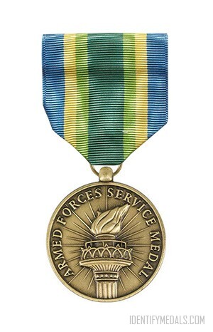 The Armed Forces Service Medal - American Awards Post-WW2