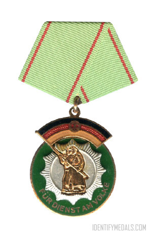 Decoration of the German People's Police - GDR Medals.