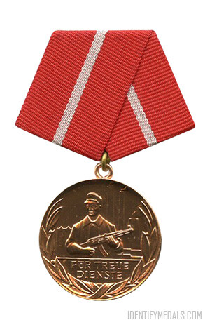 The Medal for Faithful Service in Fighting Groups of the Working Class - German Democratic Republic