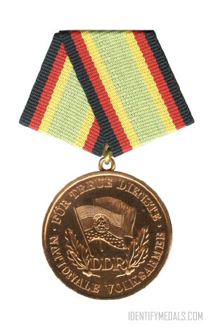 The Medal For Faithful Service in the National People’s Army - German Democratic Republic