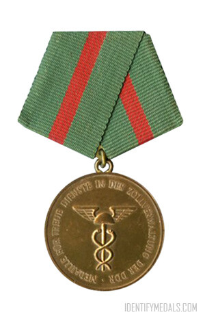 The Medal for Loyal Service in the Customs Administration of the GDR - German Democratic Republic