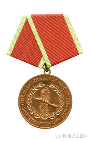 The Medal of Merit of the Border Troops of the GDR - German Democratic Republic