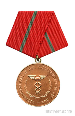 The Medal of Merit of the Customs Administration of the GDR - German Democratic Republic