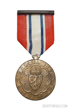 The Defense Medal 1940–1945 Medal - Norwegian Medals