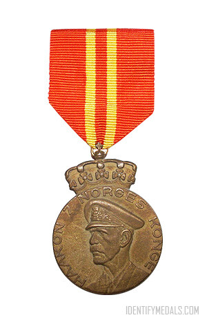 The King Haakon VII Commemorative Medal - Awards from Norway