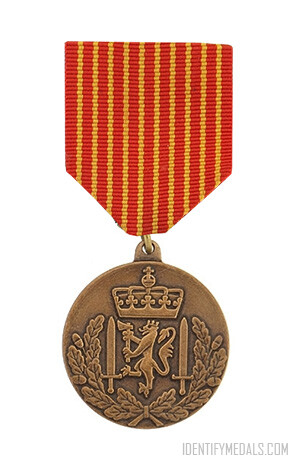 The National Service Medals - Awards from Norway