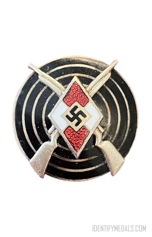 The Hitler Youth Shooting Badge - Nazi Germany Decorations