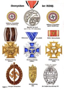 The Political decorations of the NSDAP/Nazi Party - Complete List