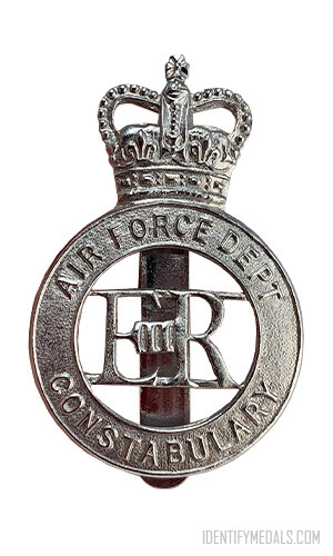 The RAF Air Force Department Constabulary Badge