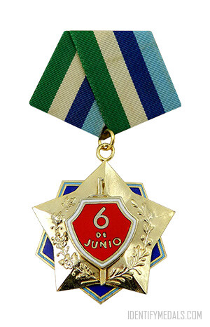 The Order of the 6th of June Medal - Cuban Decorations